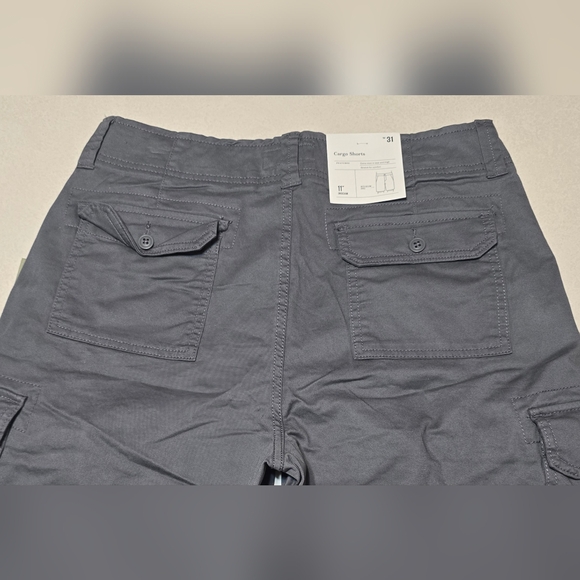 Goodfellow & Co Men's 31'" W x 11" Inseam Charcoal Grey Cargo Shorts NWT - Picture 7 of 10